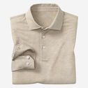 Herringbone Long-Sleeve Polo image number null