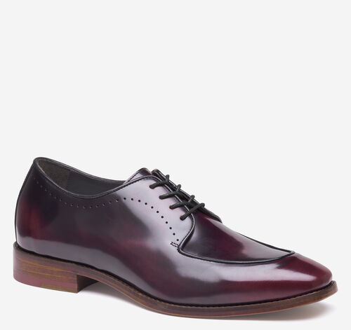 Arrister Moc Toe Lace-Up - Bordeaux Italian Full-Grain Leather