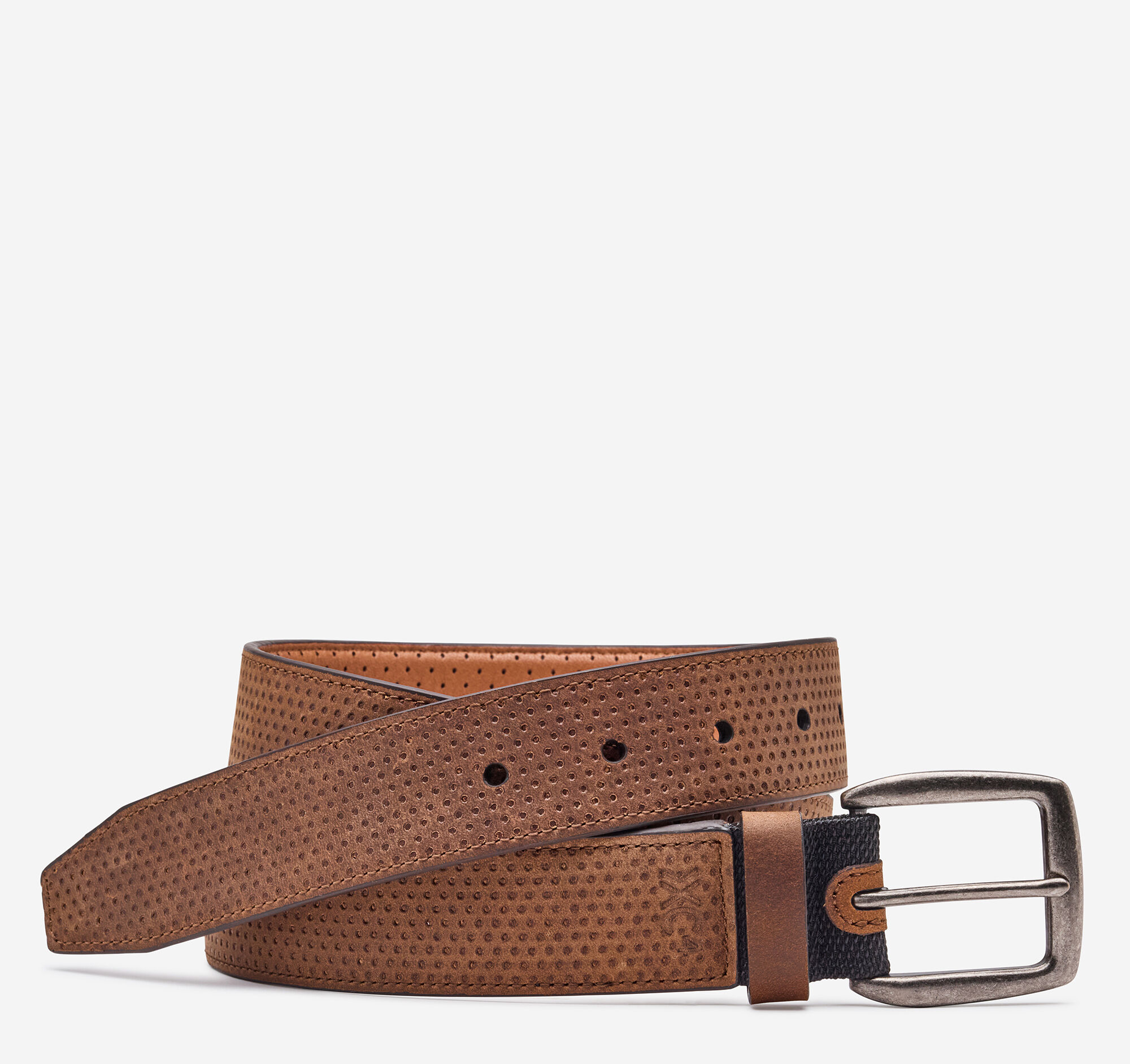 (取寄) ジョンストン&マーフィー メンズ XC4 ドレス ベルト Johnston & Murphy men Xc4 Dress Belt Tan Men's XC4® Perforated Belt in Tan Oiled | Johnston & Murphy