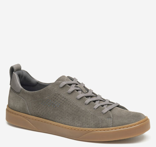 Ollie Lace-to-Toe - Gray Washable Suede