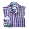 Tailored Fit Two-Tone Gingham Shirt image number null