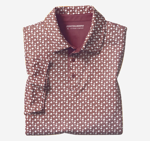 Game Day XC+&trade; Football Helmet Polo - Burgundy