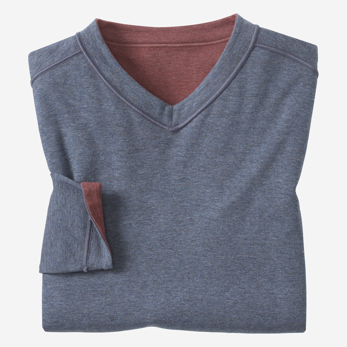 Icon Reversible V-Neck Pullover image number null