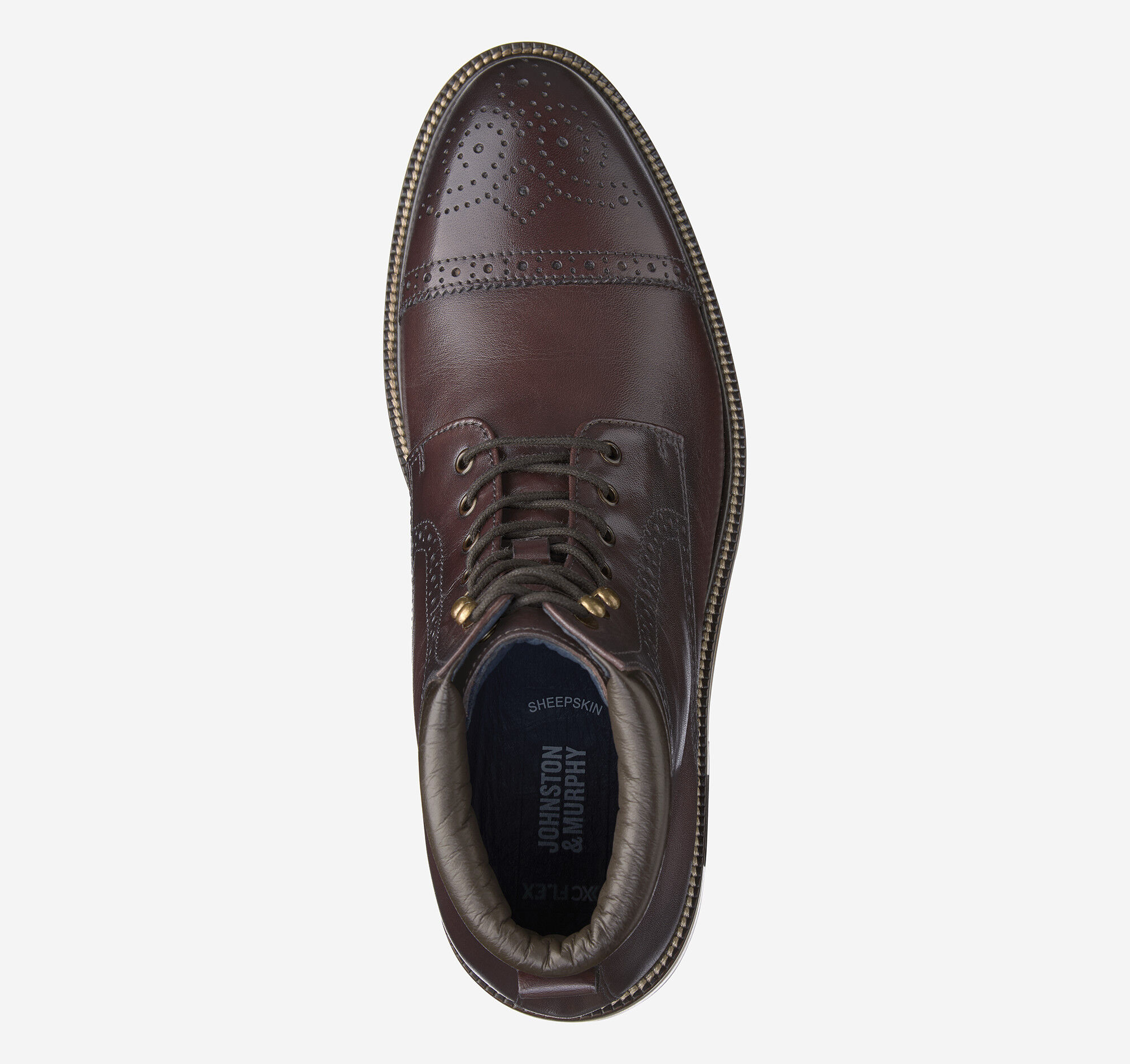 thumbnail image 2 of Johnston & Murphy Men's XC Flex Cody Wingtip Zip Boot - Comfortable Leather & Suede Boots 2 of 11