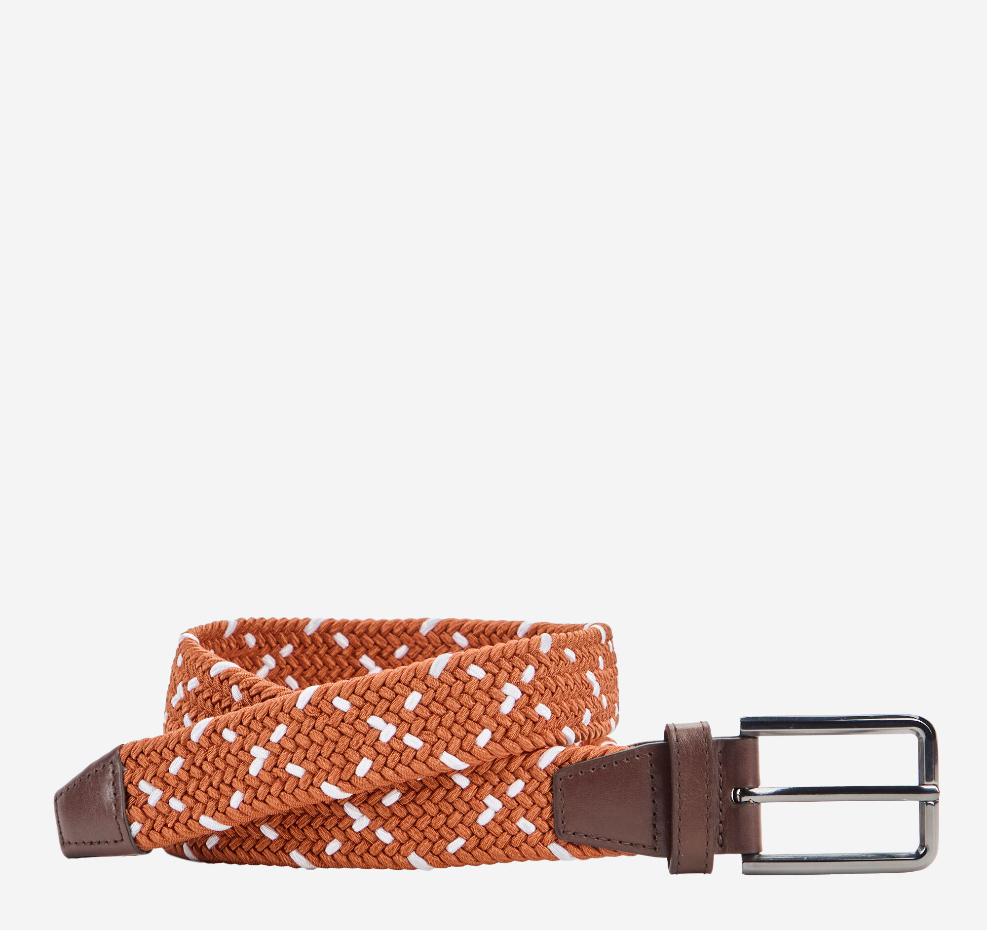 Men's Game Day Woven Stretch-Knit Belt | Johnston & Murphy