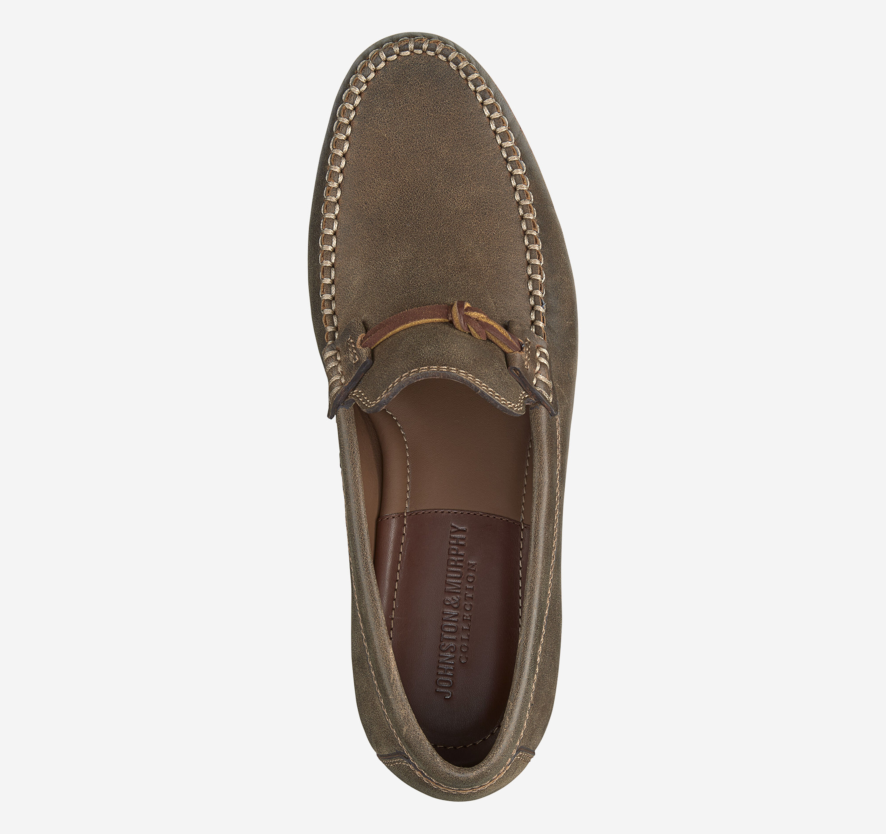 Johnston & Murphy Size Brown Leather Bit Slip On Driving
Loafers Handmade Johnston & Murphy Men main image 2