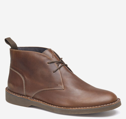 Seth Chukka Boot - Mahogany Full-Grain Leather