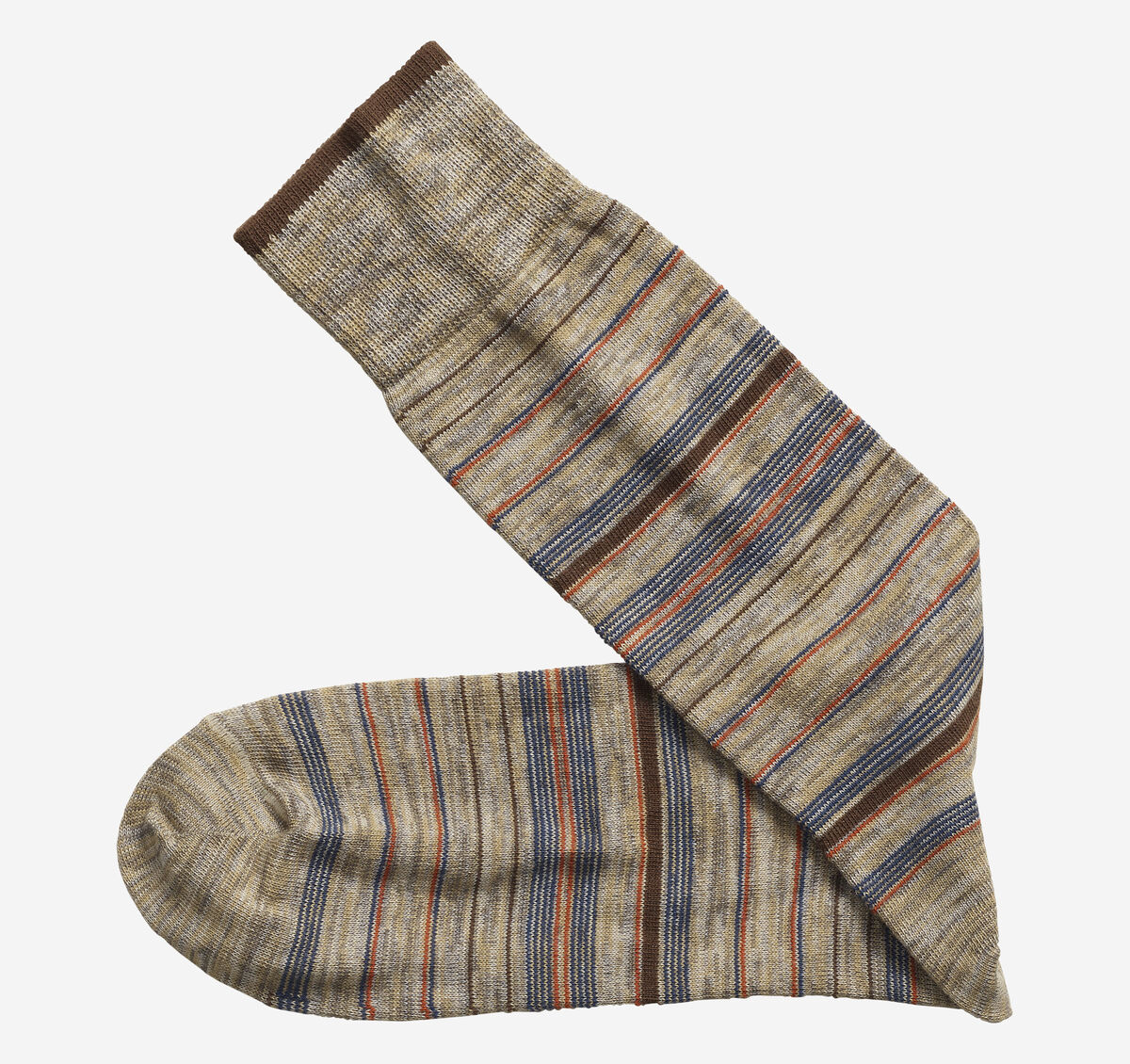 Heather Stripe Socks image number null