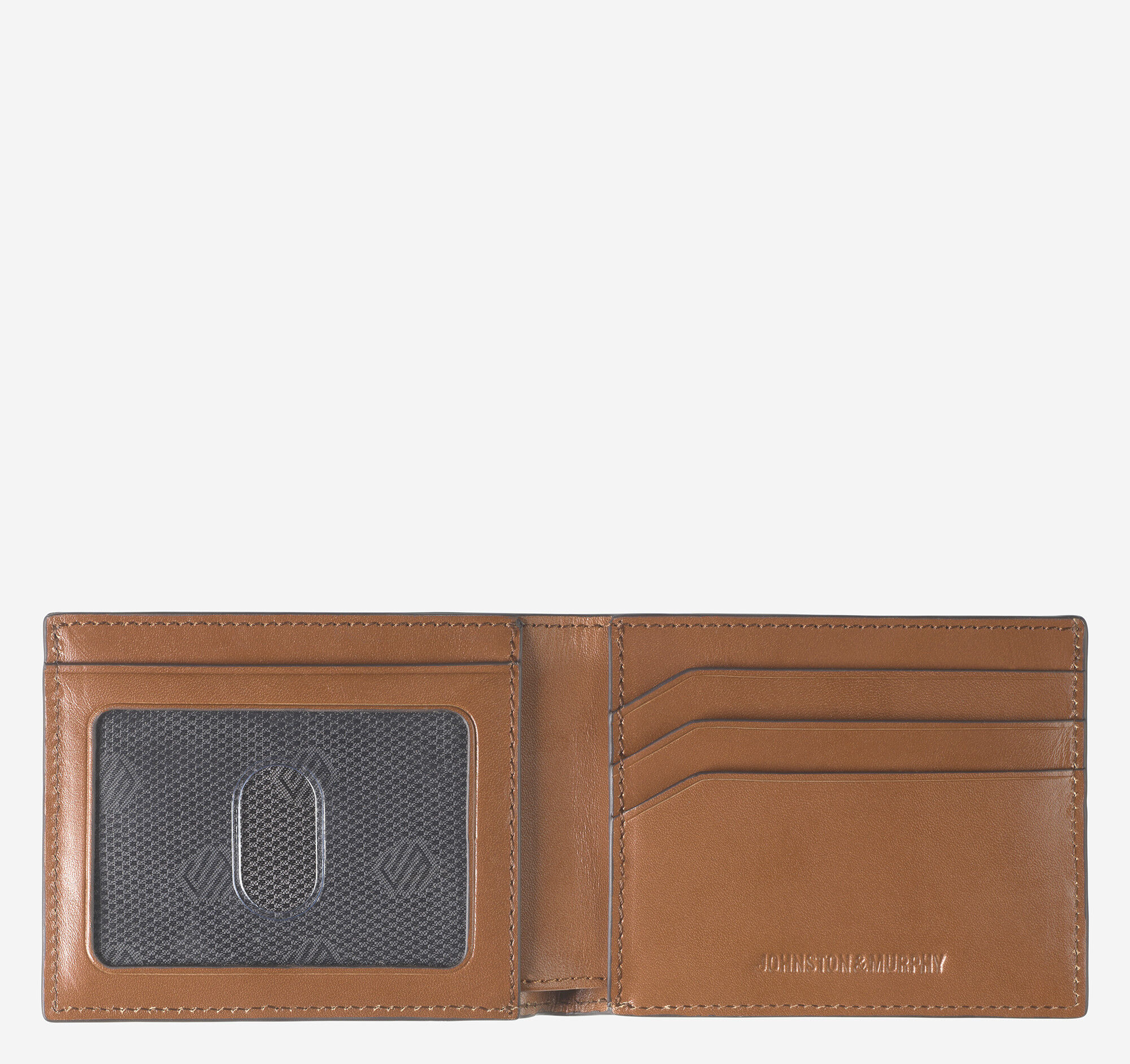 Hudson Diagonal-Etched Billfold Wallet