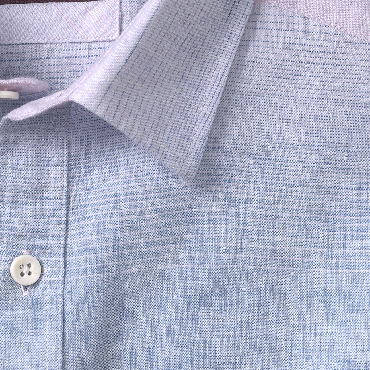 Washed Linen-Blend Shirt image number null