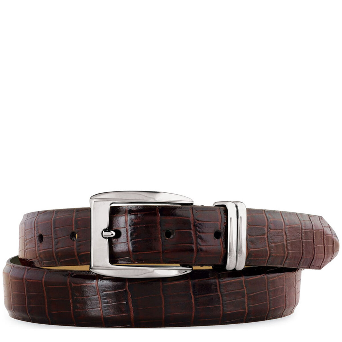 Croc Embossed Belt&nbsp; image number null