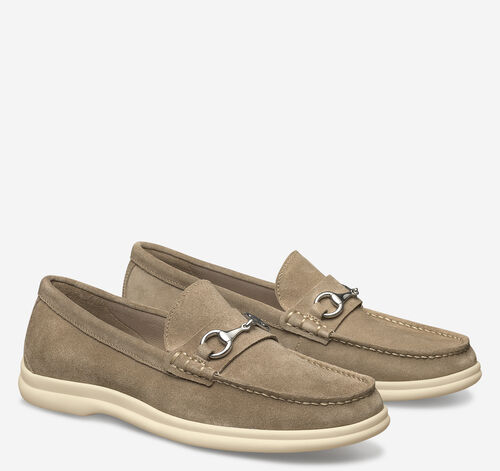 Marlow Bit - Taupe English Suede