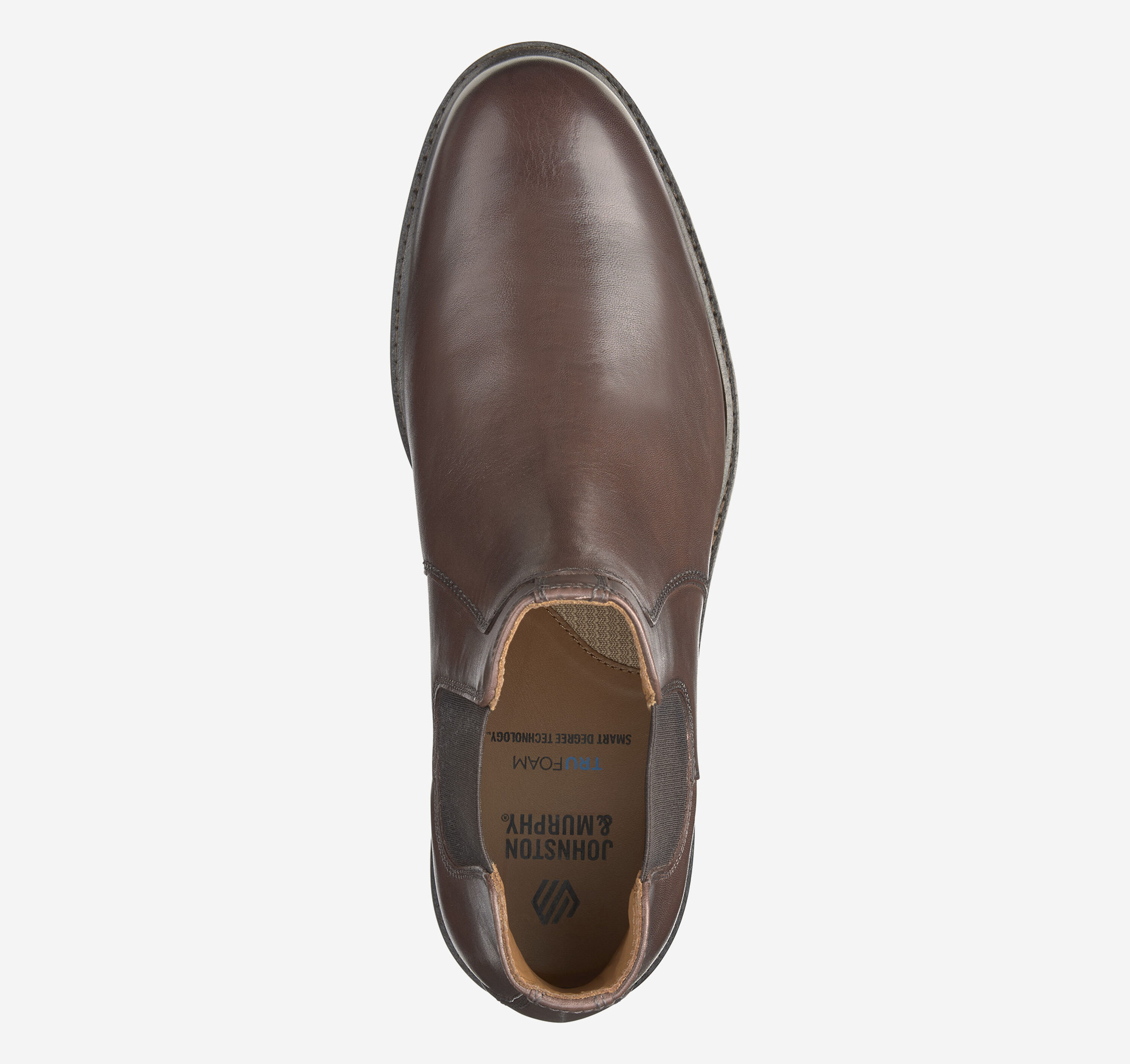 Johnston & Murphy Shoes Boots Mens Size 10 M Brown Leather White Soles 59-42019 Men main image 4