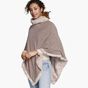 Reversible Faux-Fur Poncho image number null