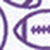 Game Day XC+&trade; Long-Sleeve Football Print Shirt - Purple