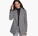 Shawl-Collar Knit Blazer image number null