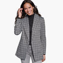 Shawl-Collar Knit Blazer image number null