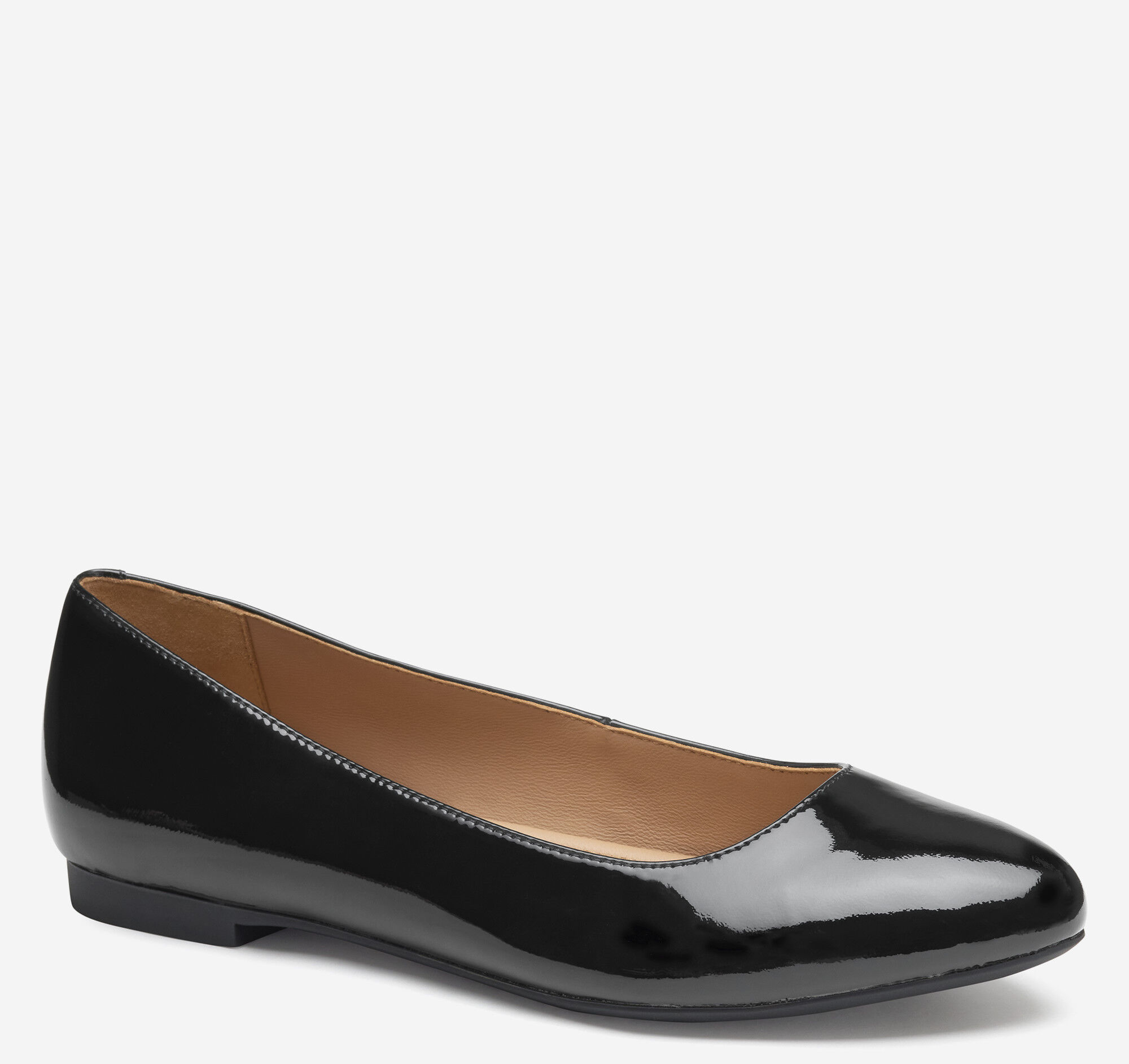 Women's Delanie Ballet in Black Patent Leather | Johnston & Murphy