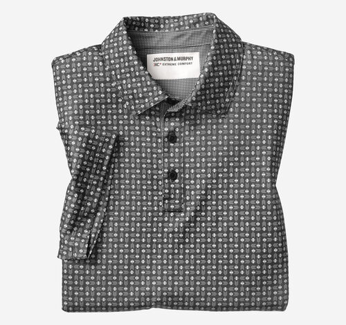 Game Day XC+&trade; Baseball Print Polo - Black