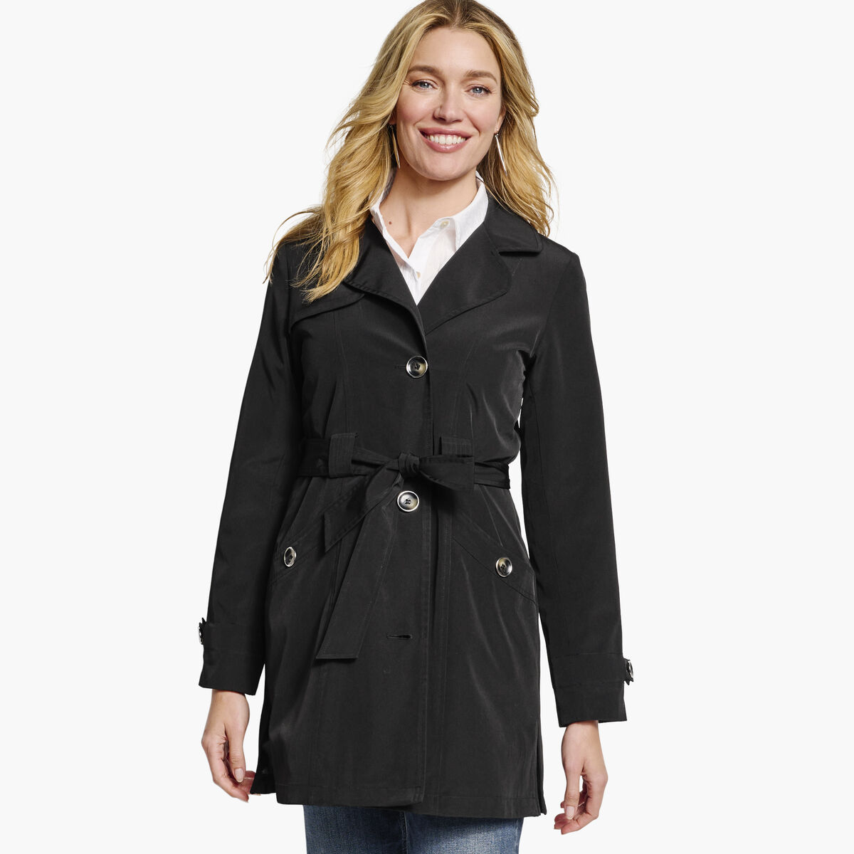 Belted Trench Coat image number null