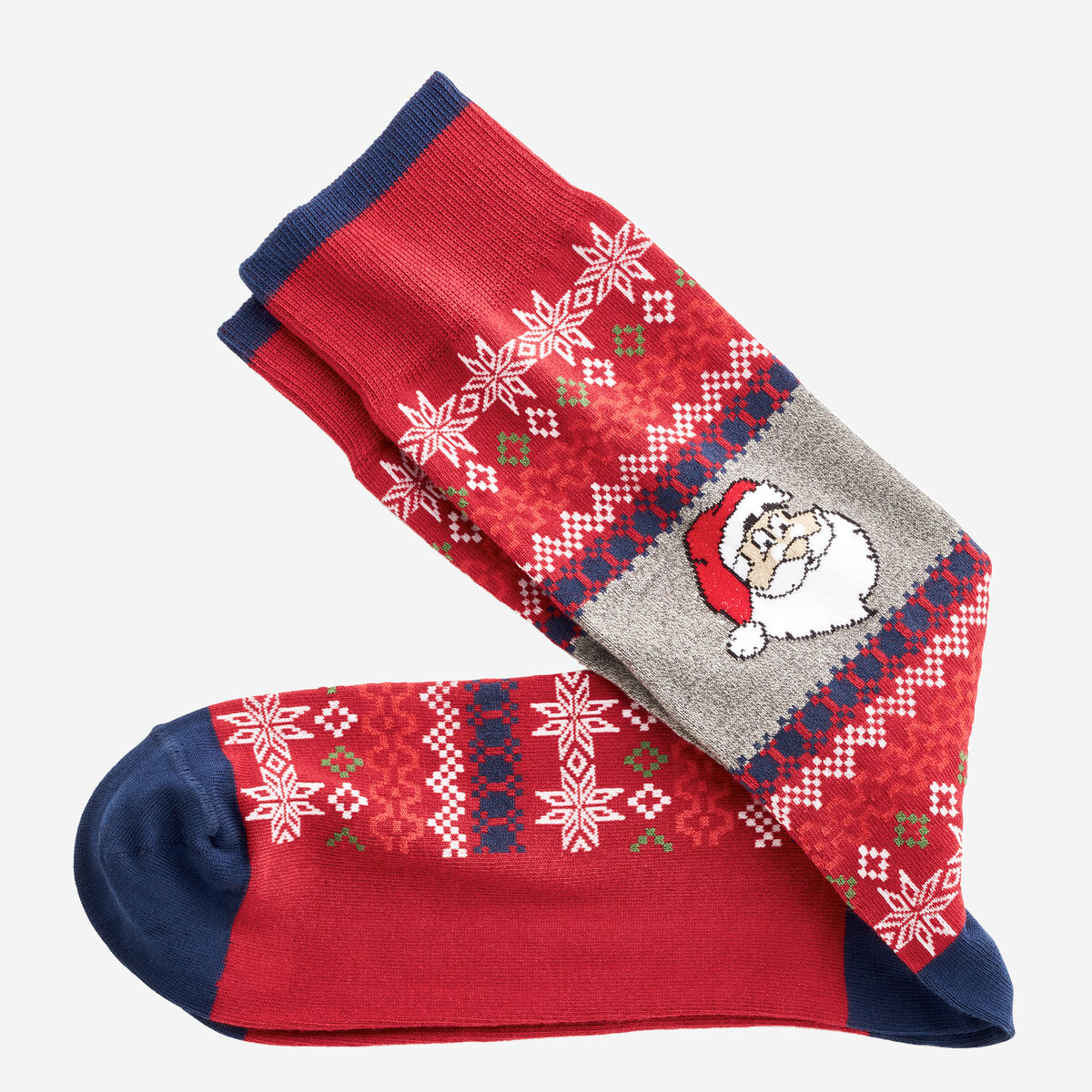 Pima Cotton Holiday-Themed Socks image number null