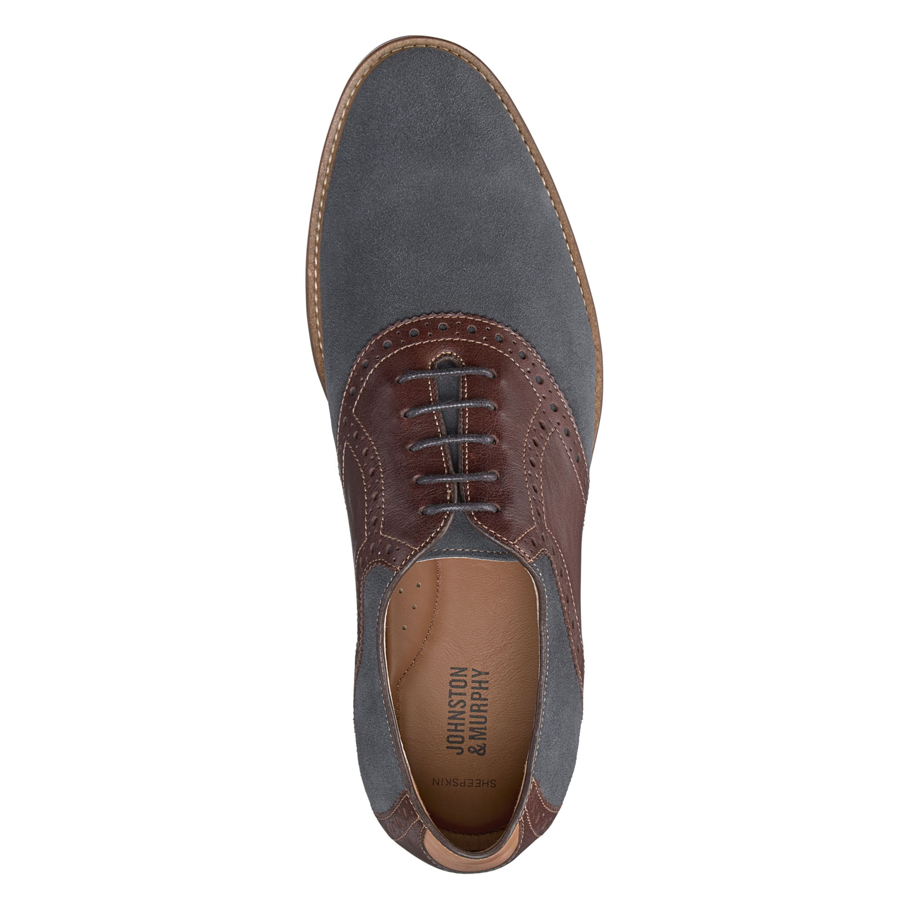 Johnston & Murphy Suede Saddle ‘Warner’ Oxford Dress Shoes. Excellent condition Buy Johnston & Murphy Men main image 4