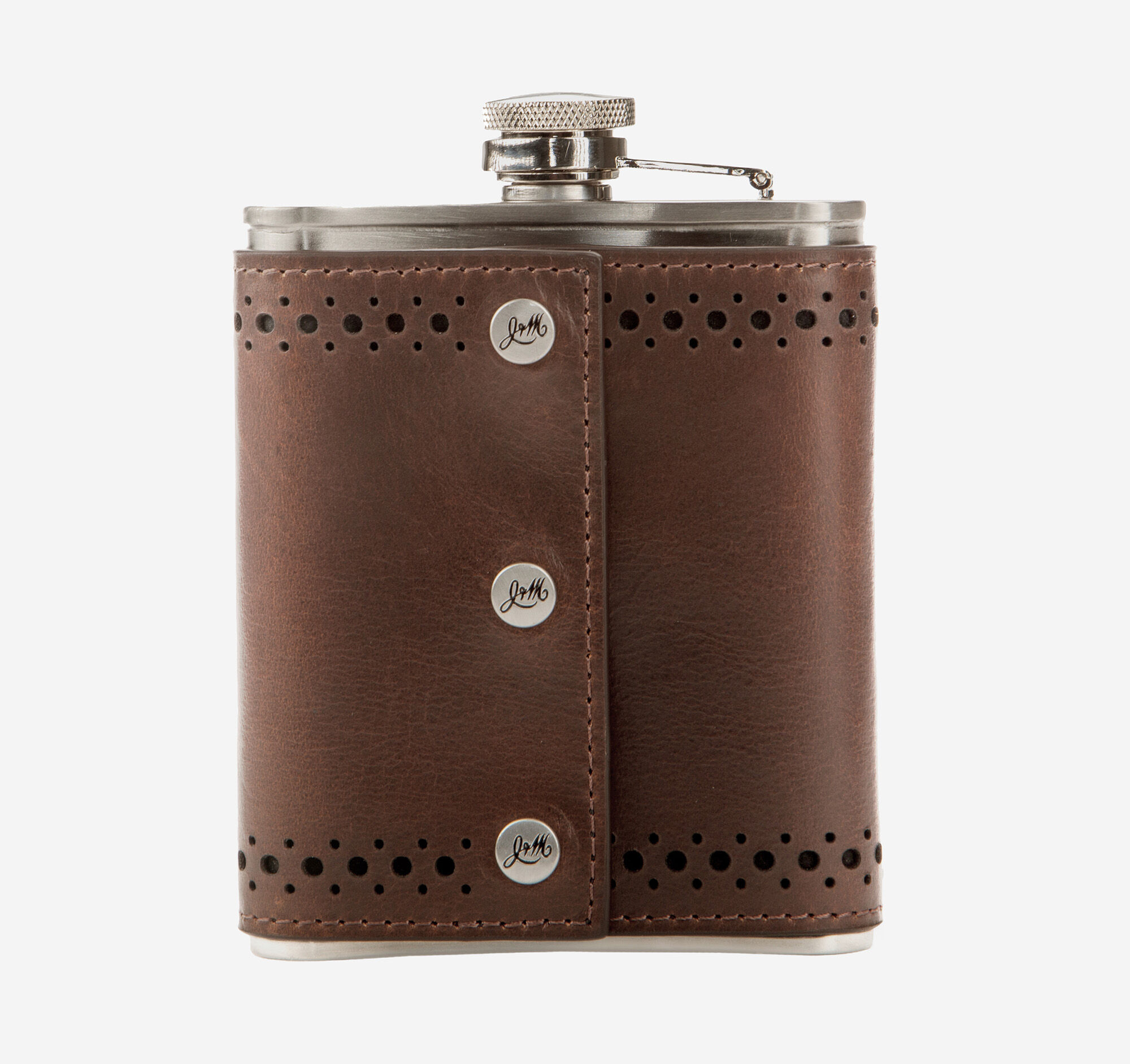 Men's Jack Daniel's x J&M 175th Leather-Wrapped Flask | Johnston
