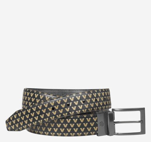 Collegiate Reversible Belt - Vanderbilt University - Black