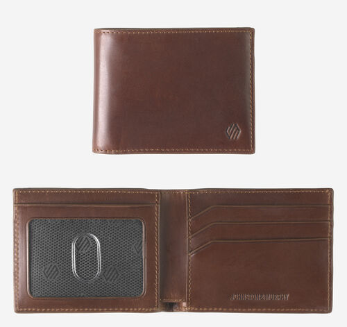 Grant Billfold Wallet - Mahogany Full-Grain Leather