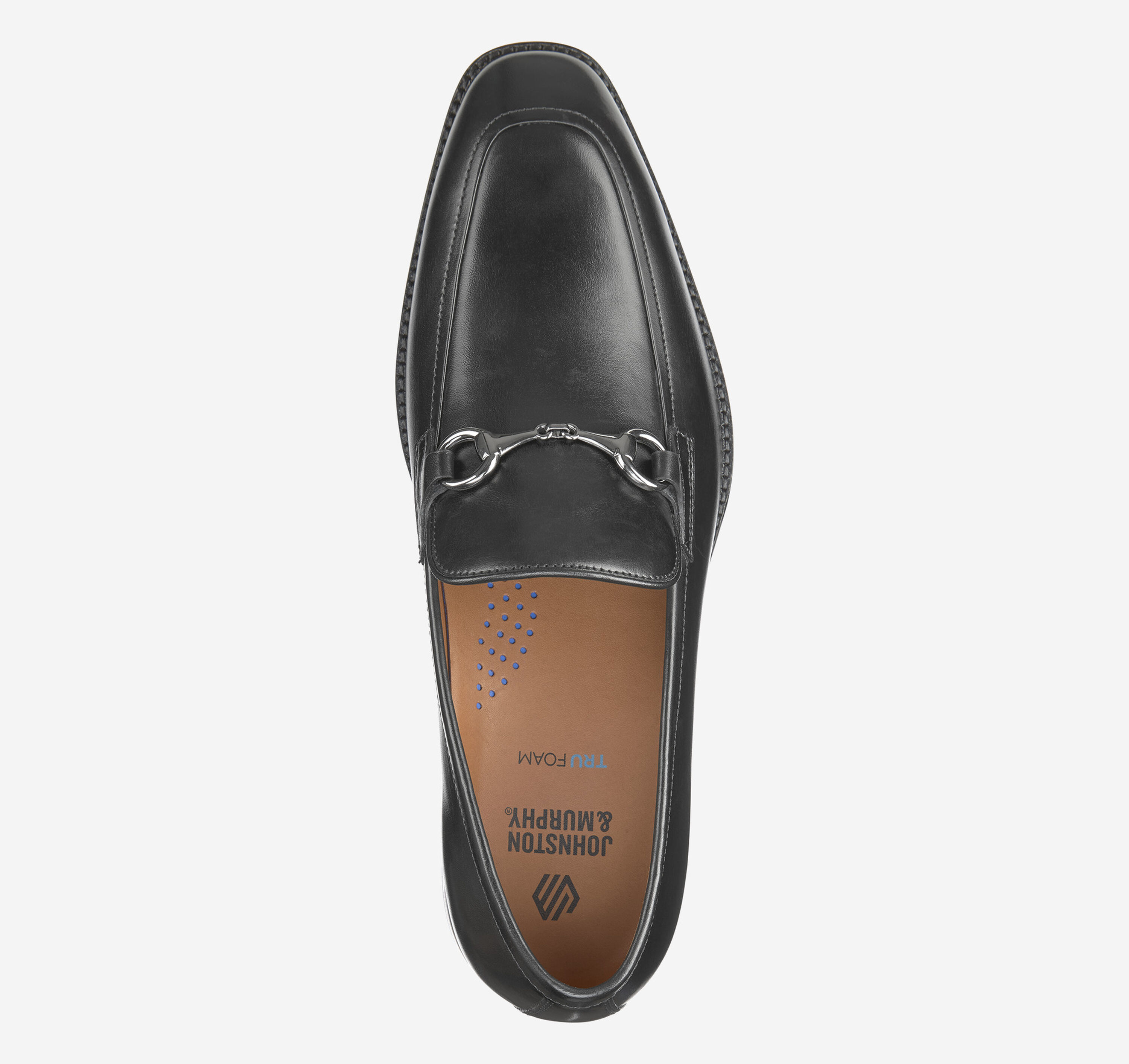 Johnston & Murphy Mens Black Leather Loafers Handcrafted in Italy Size 11.5 JOHNSTON & MURPHY HARRISON VENETIAN LOAFER (more colors  main image 3