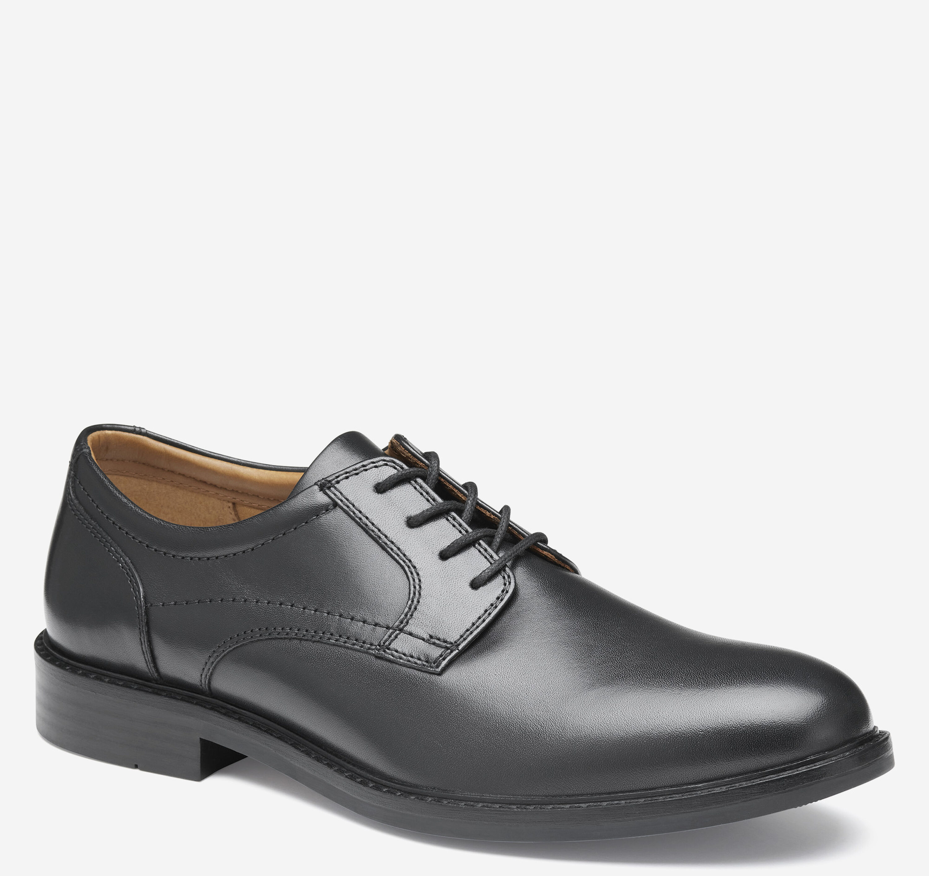 Johnston & Murphy Martell Plain Toe Oxfords Mens 12 M Black Soft Sheepskin Johnston & Murphy Conlin Plain Toe Oxfords, Black | Dress  main image 2