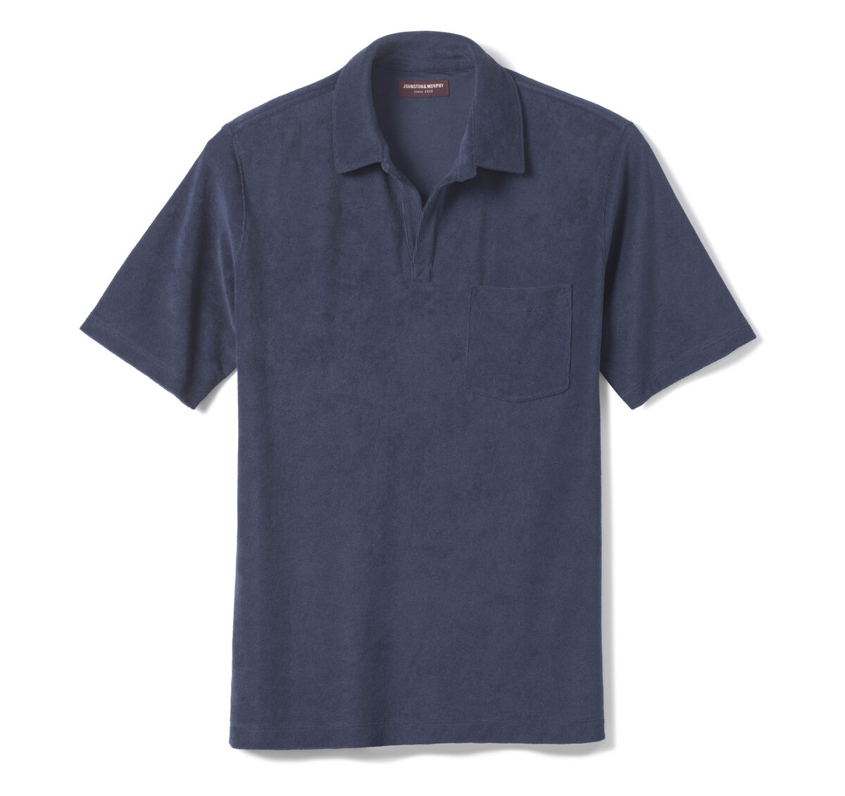Terry Open Collar Polo image number null