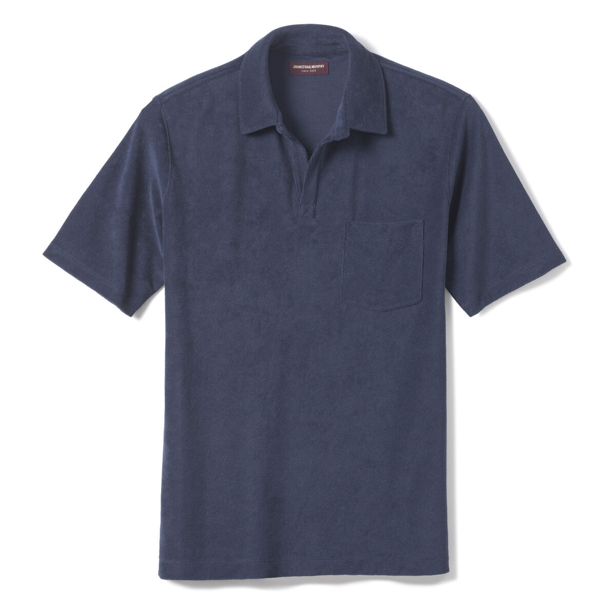 Terry Open Collar Polo image number null