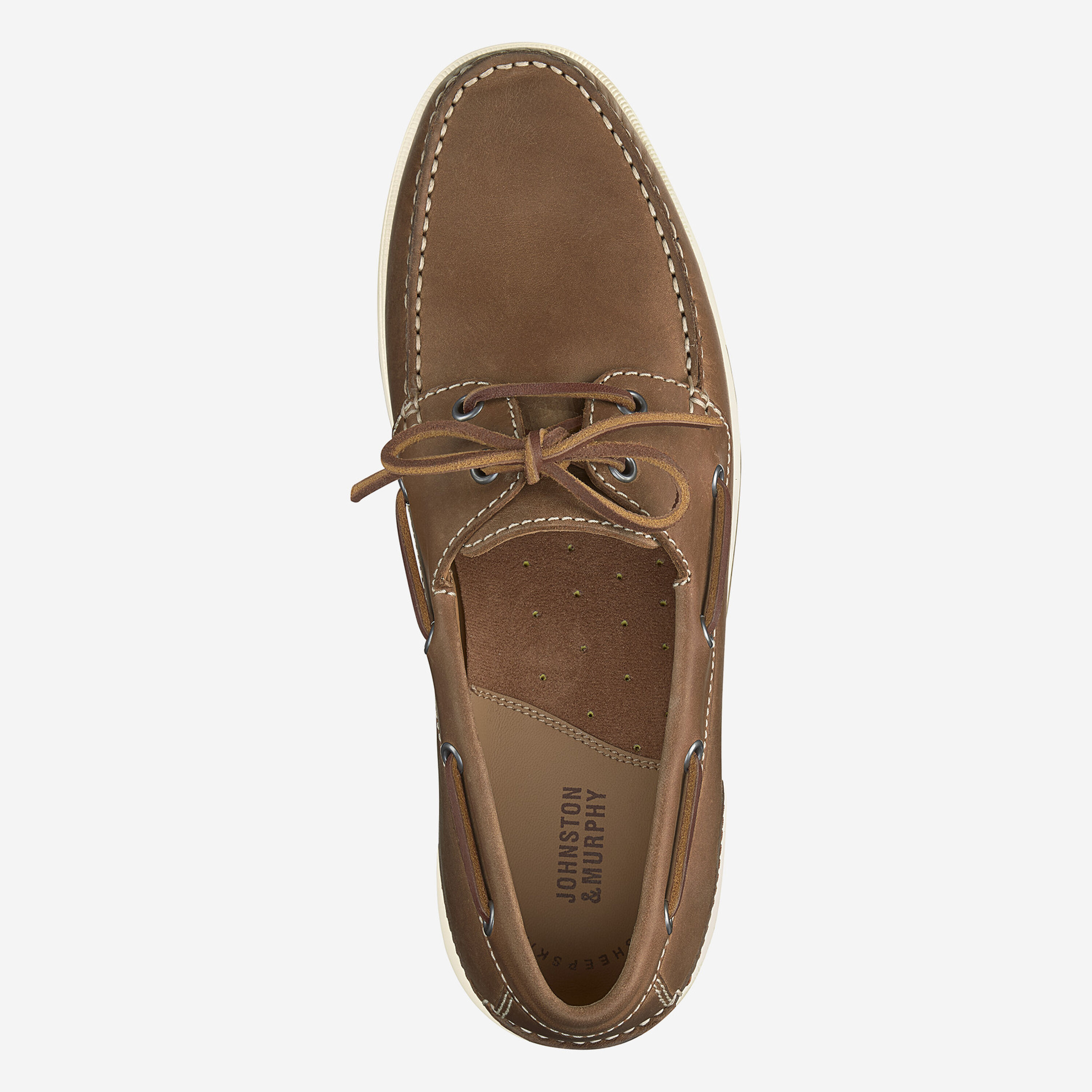 NWOB $149 Johnston and Murphy Men’s Leather Tie Shoes Johnston & Murphy Dudley Leather Dress Shoes | Saks Fifth Avenue main image 2