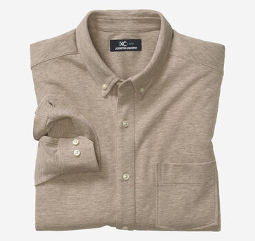XC Flex™ Birdseye Long-Sleeve Knit Shirt