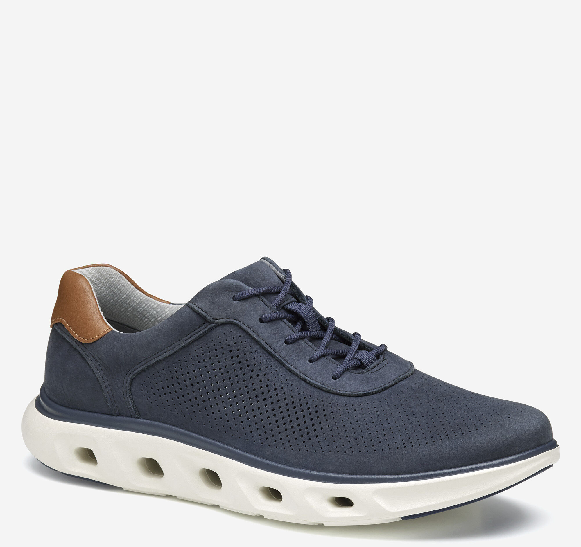 Men's Reactivate U-Throat in Navy Nubuck | Johnston & Murphy