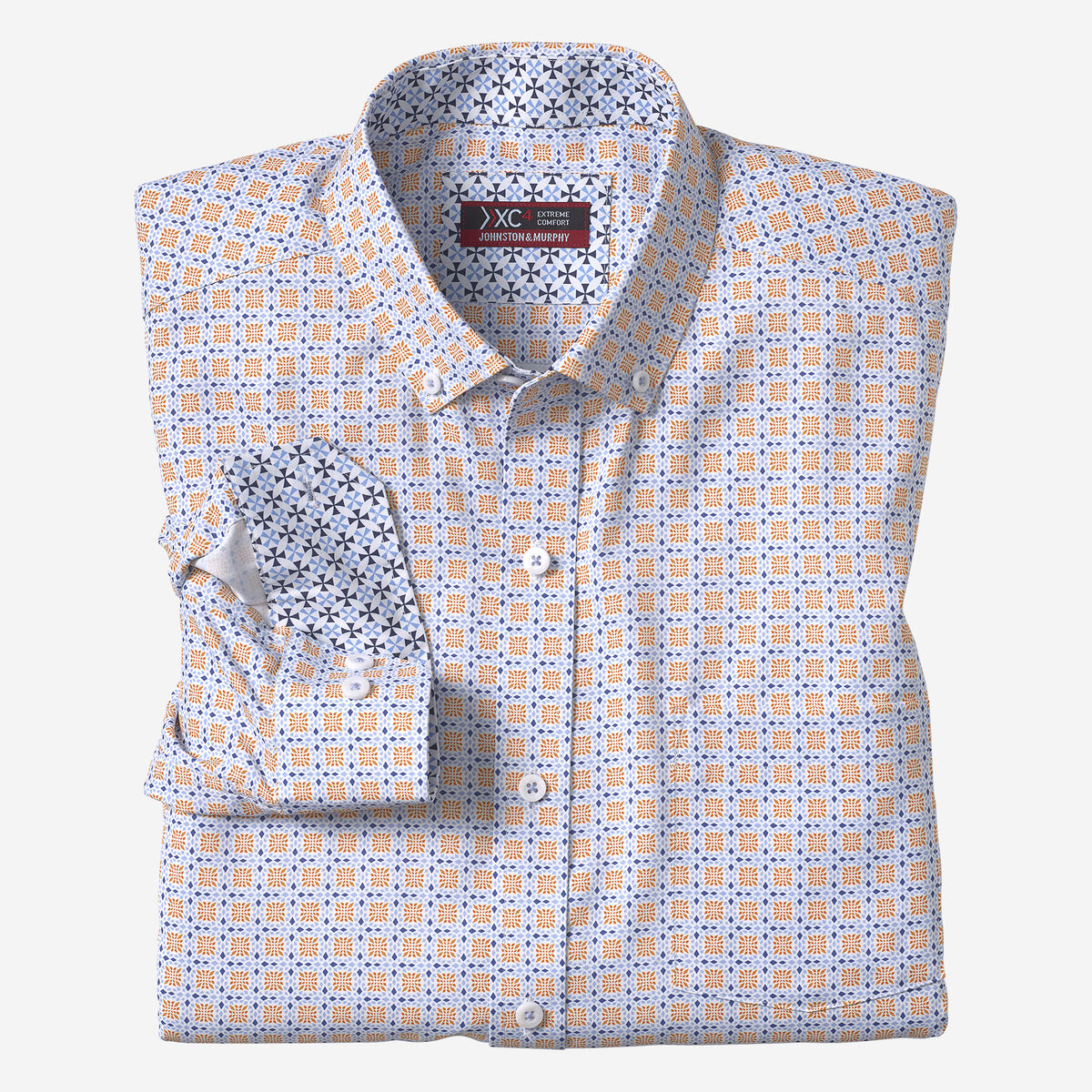 XC4® Long-Sleeve Stretch-Woven Shirt image number null