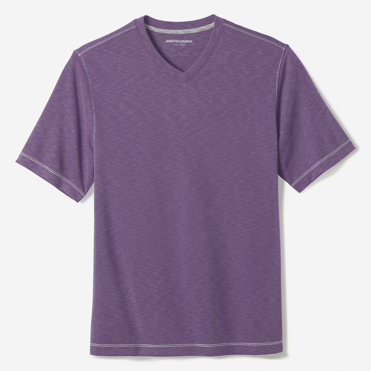 Vintage Slub V-Neck Tee image number null