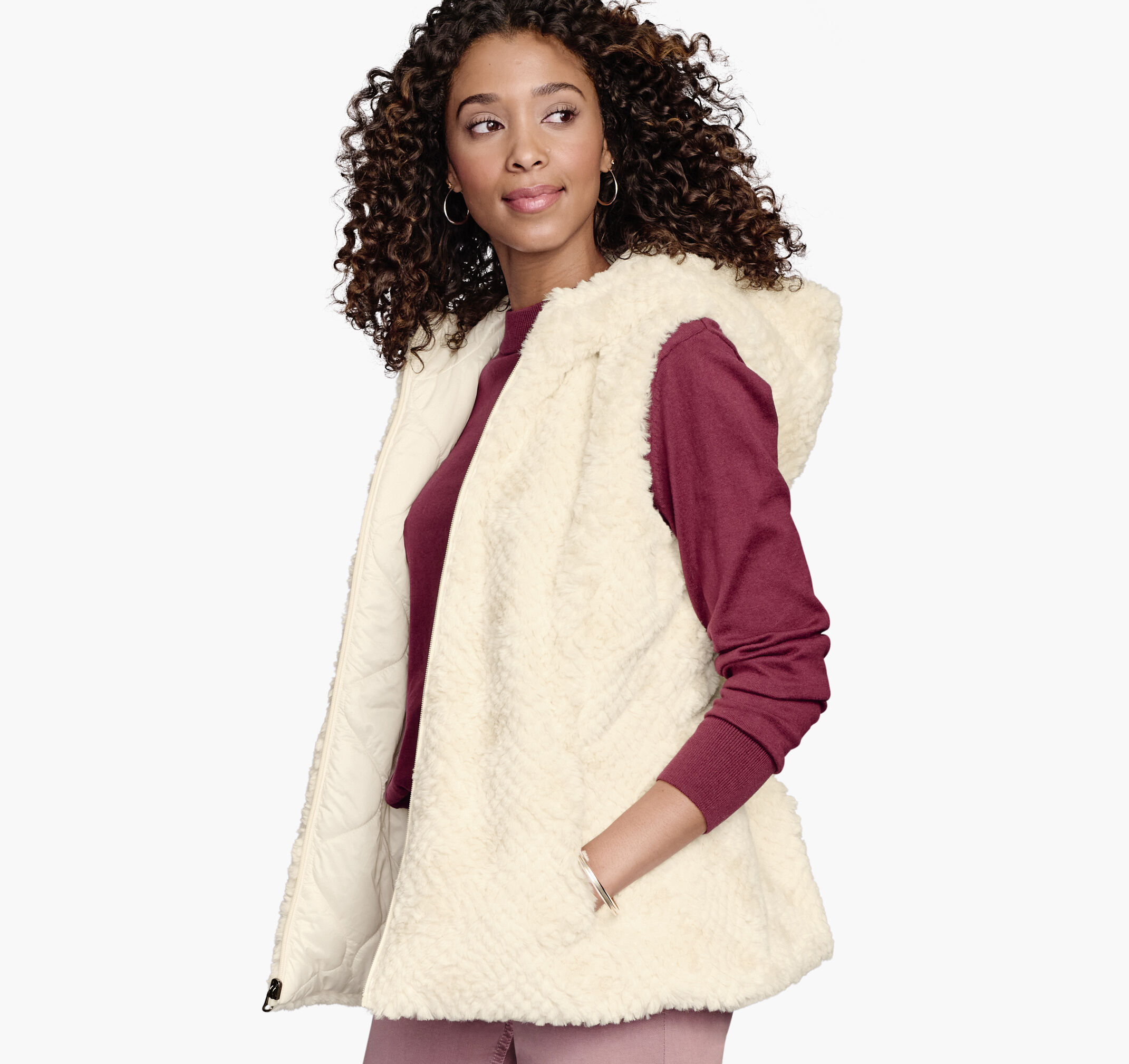 Reversible Faux-Fur Vest