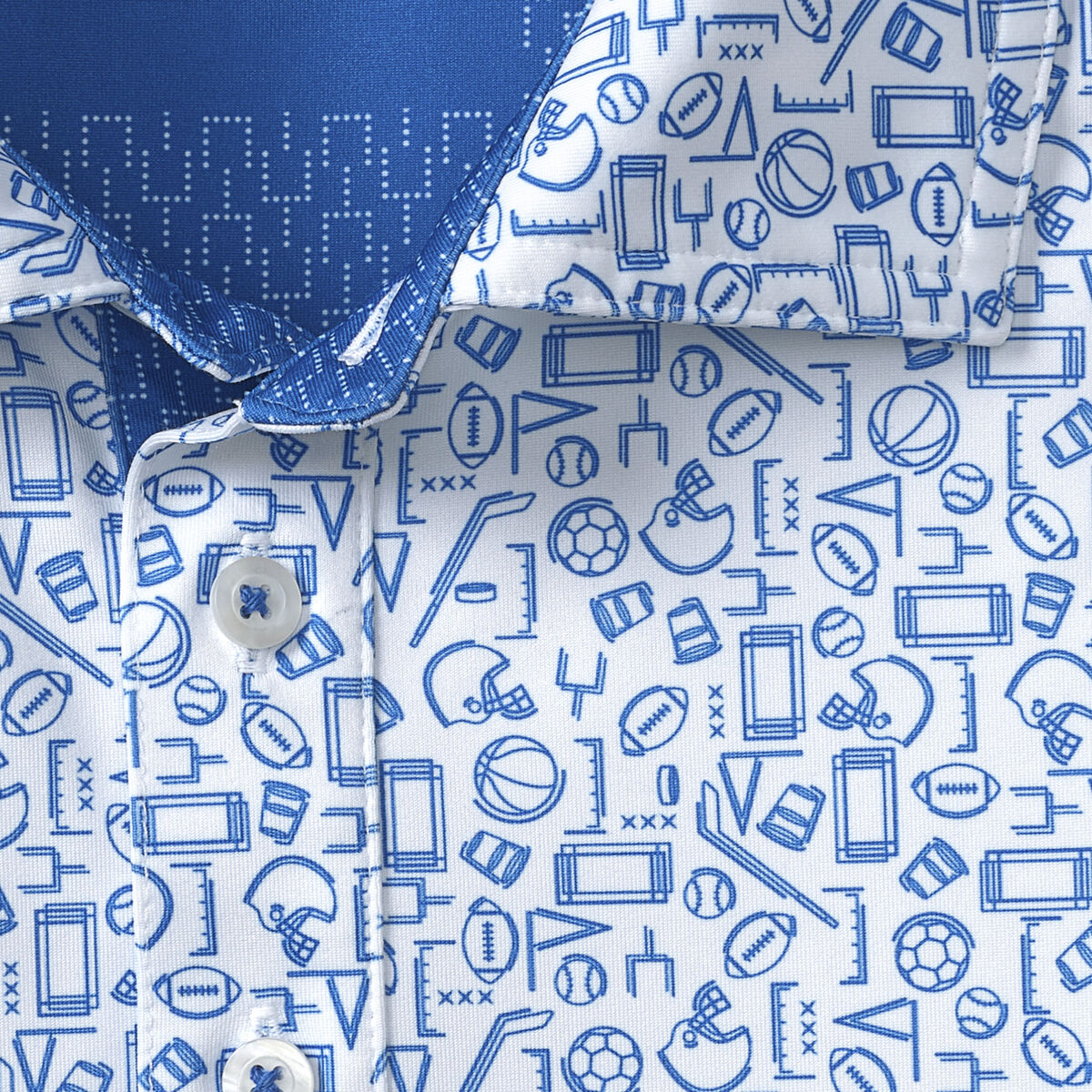 Game Day XC4® Multi-Sport Print Polo image number null