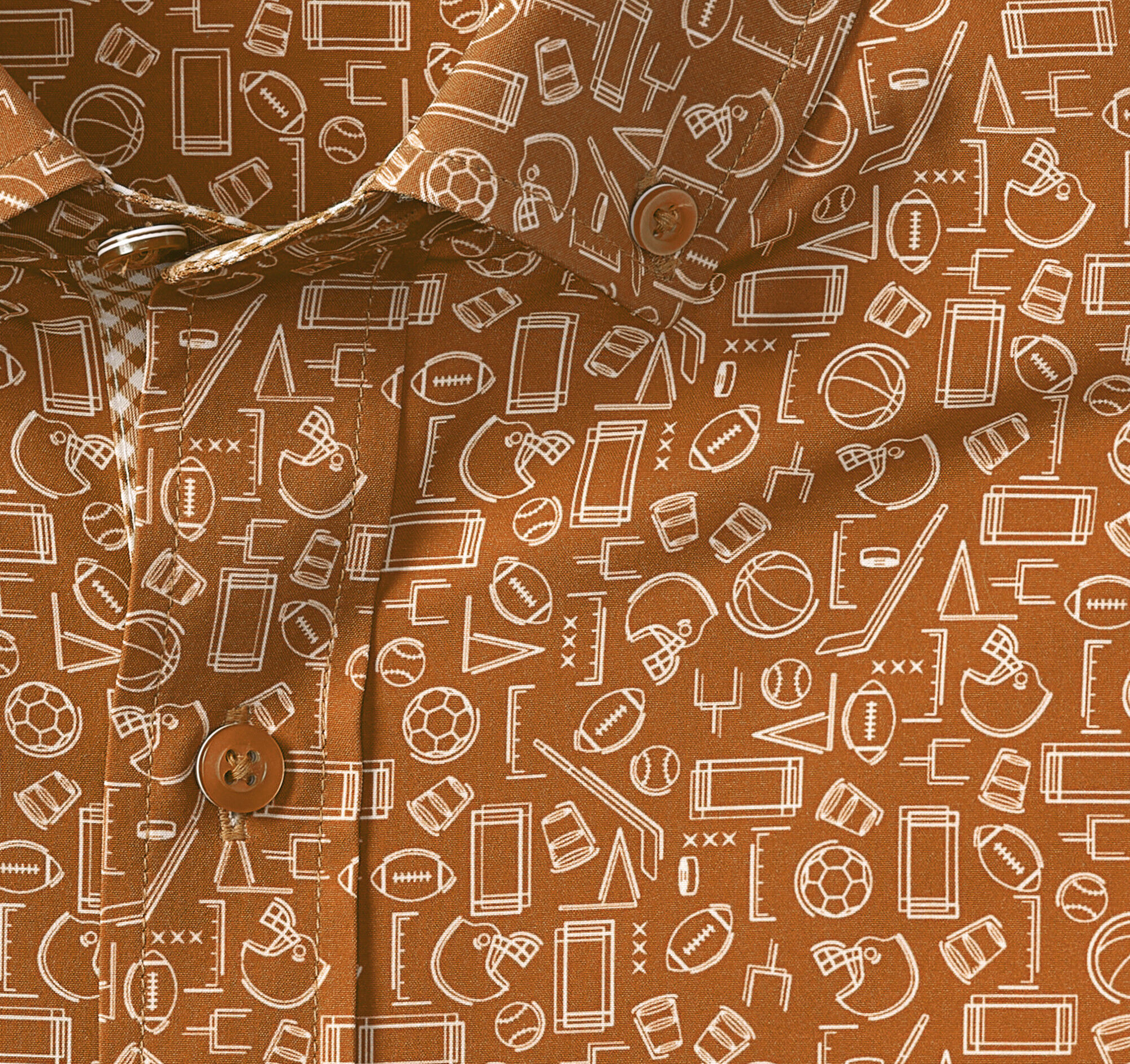 Men's Game Day XC4® Short-Sleeve Multi-Sport Print Shirt