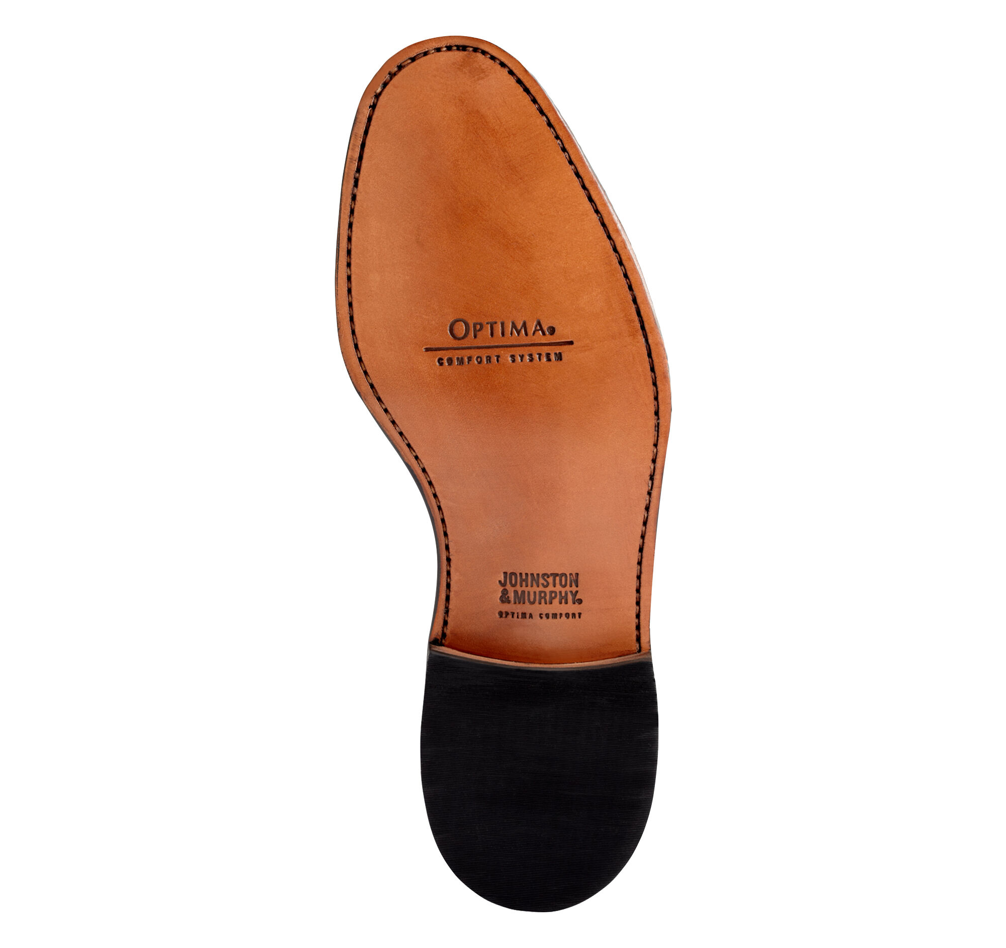 Men's Melton Cap Toe in Tan Calfskin | Johnston & Murphy