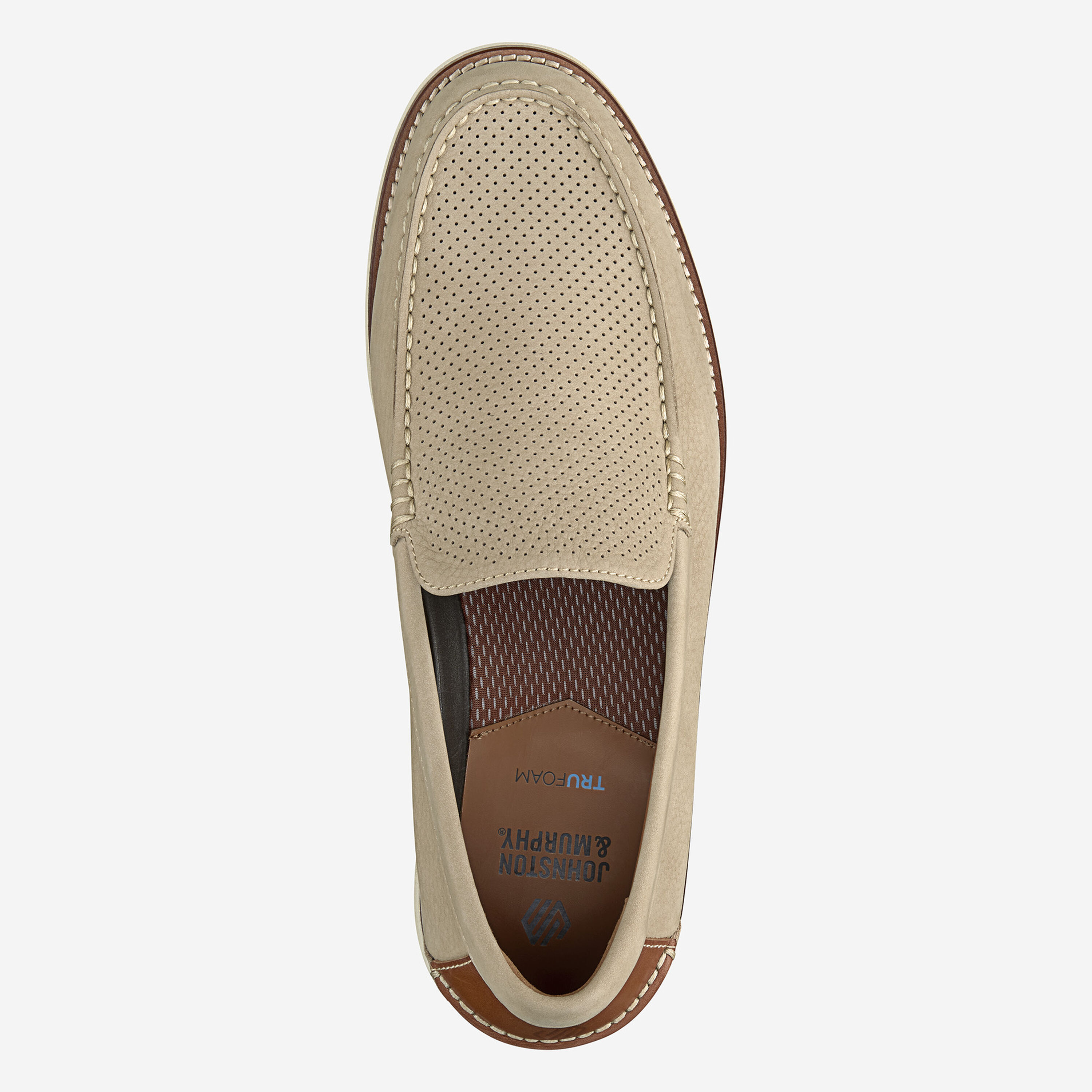 Johnston & Murphy Men\'s Upton Perforated Nubuck Venetian Loafers Size 11 NWT Men main image 4