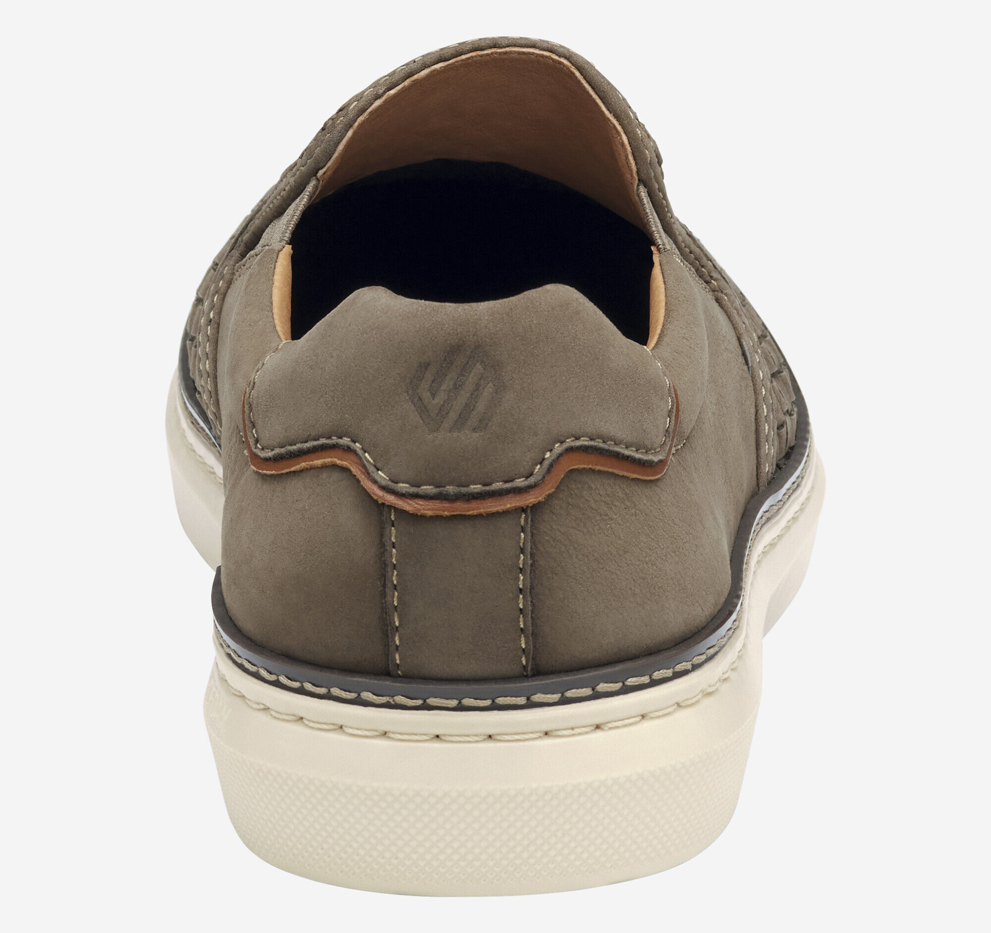 Men's McGuffey 2 Woven Slip-On in Taupe Woven Tumbled Nubuck