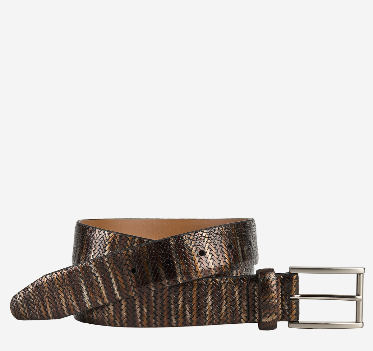 Herringbone Embossed Belt image number null