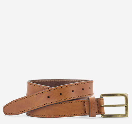Deaton Leather Belt - Cognac