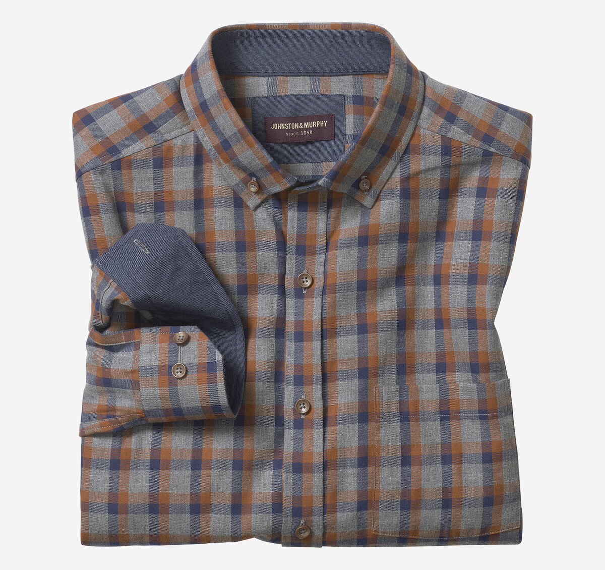 Heathered Woven Shirts image number null