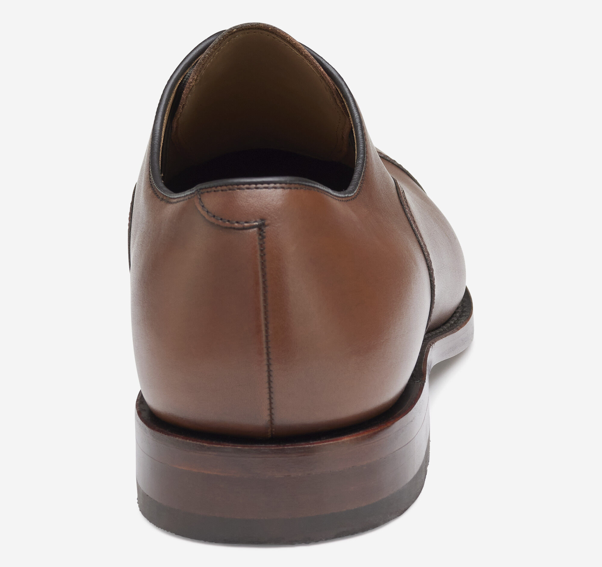 Men's Melton Cap Toe in Tan Calfskin | Johnston & Murphy