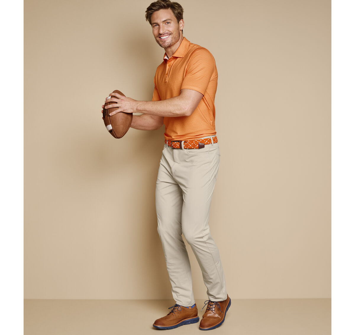 Game Day XC4&reg; Goal Post Print Polo image number null