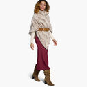 Reversible Faux-Fur Poncho image number null